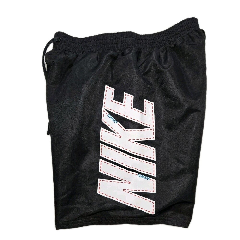Mens Nike Big Block Logo Volley 7" Swim Trunks Medium 27x7